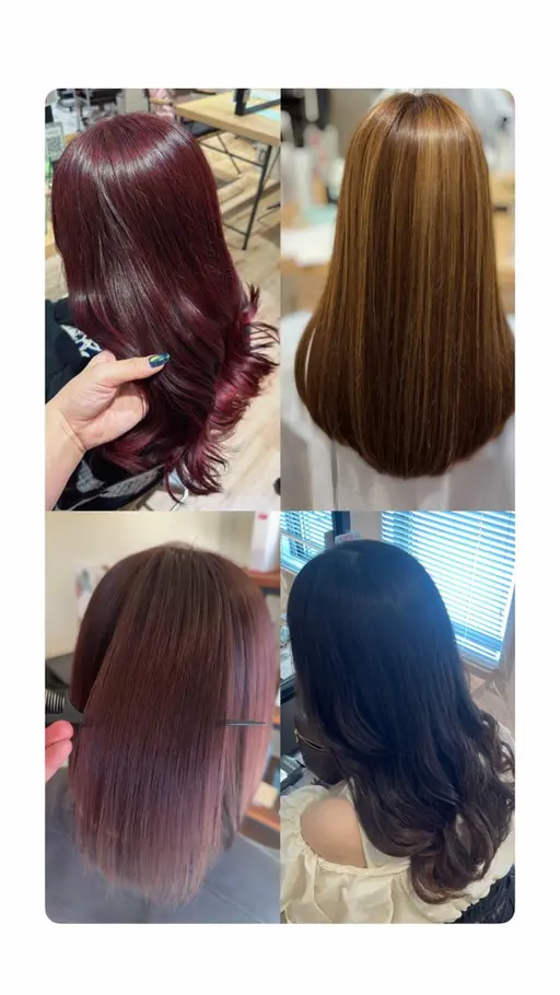 ワンカラー+メンテナスカット(ロング・ミディアム•ボブ4㎝以内)