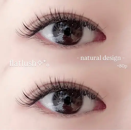 ⚠️オフなし❌【フラット80本&コーティング】デザイン指定＊ゆとりのあるお時間にご予約ください！