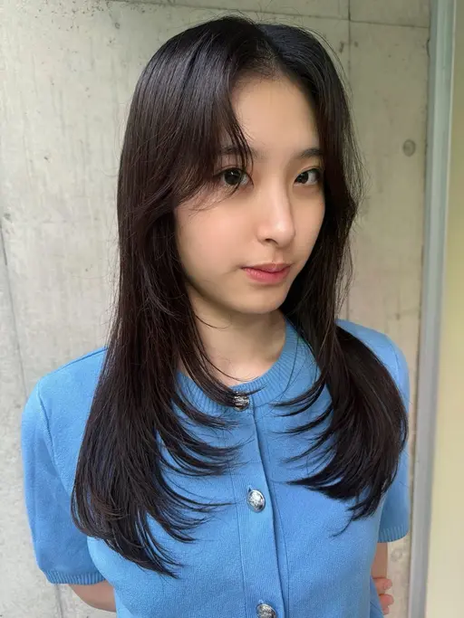 🌟巻いても結んでも可愛い！🌟似合わせカット＋3ステップTR【ヨシンモリ】【くびれヘア】【レイヤーカット】【韓国ヘア】