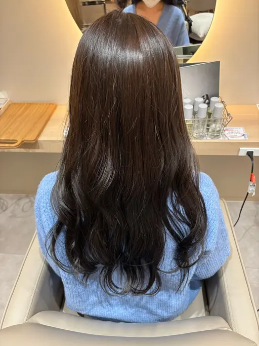 【✨️ツヤ感up✨️】カット+カラー+𝐀𝐮𝐣𝐮𝐚リペアトリートメント*.🧸..