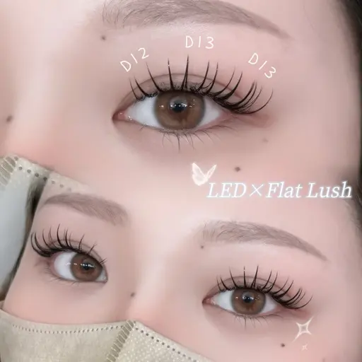 28日 flat lush ~140本🪞✨️LEDマツエクモデル 担当:北崎