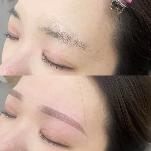 🏵️美眉スタイリング【眉Wax +毛量調整+メイク込み】男性、女性どちらでも施術可能です🙆♀️