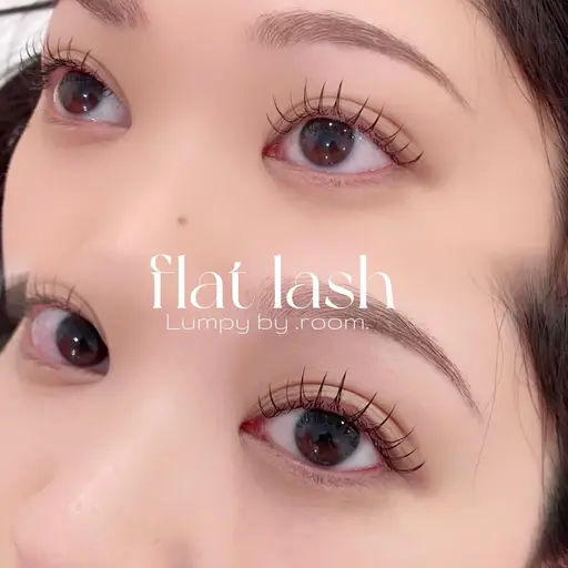 ご新規様のみ⚠️フラットラッシュ【80本】🎀リペア不可🐶すぐ予約のみご予約可能🉑他店オフ🉑