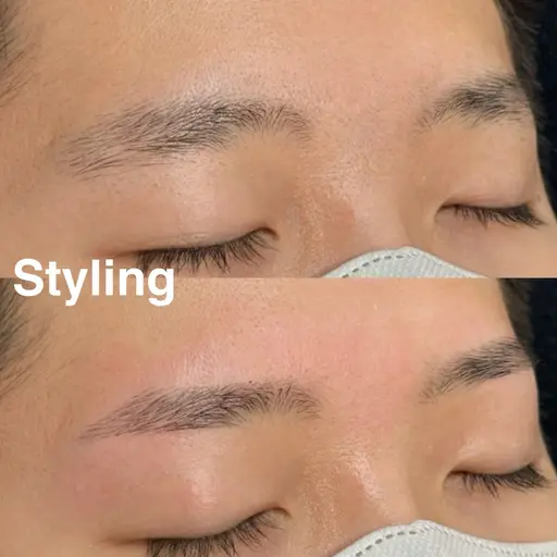 【似合わせ診断付き】眉毛ワックス+毛抜き※男性限定（wax+カット）指名なし