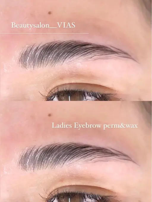 アイブロウWAX＋パーマ 保湿クリーム付🚹🖤