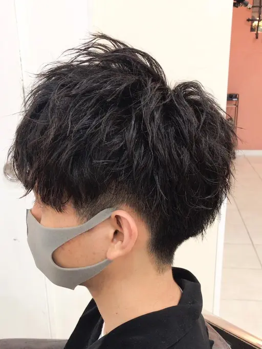 『ご新規様限定』 ✂︎メンズカット/ポイントパーマ（ハチ上、トップ）（所要時間1.5時間​〜​）　ニュアンスパーマ