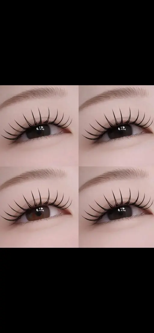 マツエクフラットラッシュ120本LED無料コティング付き