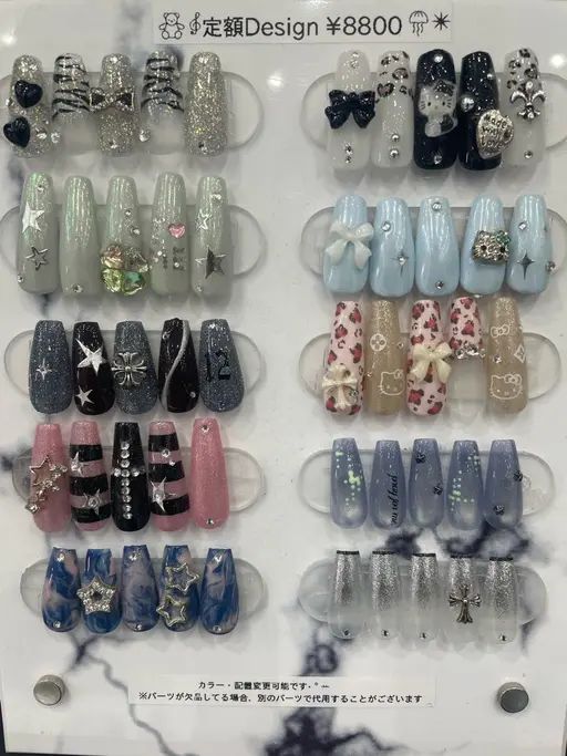 440円‼️【5/18 15:30​〜​】ハンドジェルネイル🎀Y2K定額デザイン🎀