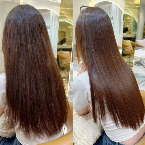 ✨【リタッチor全体可】美髪縮毛矯正＋似合わせカット＋高保湿トリートメント✨【髪質改善/韓国/美髪矯正】