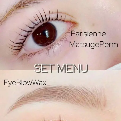 【人気セットメニュー🧚🏻🫧】まつげパーマorパリジェンヌ➕眉毛Wax🤍