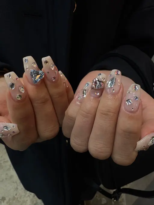 4/23 10:00~オフ無しパーツ乗せ放題モデル募集💘】※現在のお爪の状態を写真送付