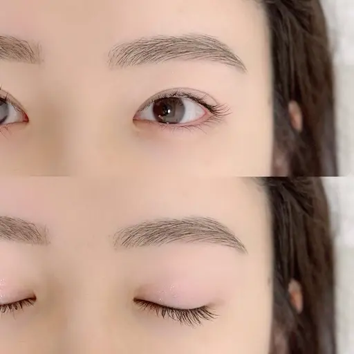 【眉毛】アイブロウデザインWAX+間引き(毛量調整)+美メイク仕上げ