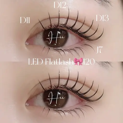 まつエク🎀LED Flatlash🎀1h 付け放題MAX140本🩵通常¥8,800🔛¥6,600💓