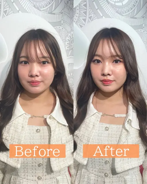 韓国風フルメイク+ヘアセット（巻きおろし）🌼