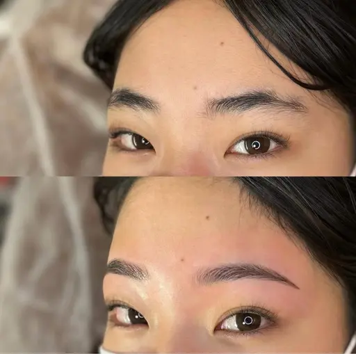 【1番人気☆】ハリウッドブロウリフト(新HBL)＋フェイスワックス脱毛