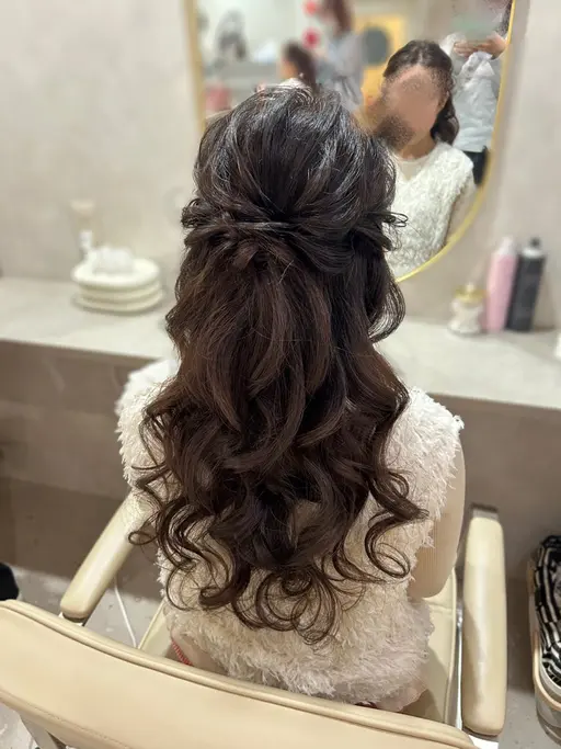 【ハーフアップ】練習モデル