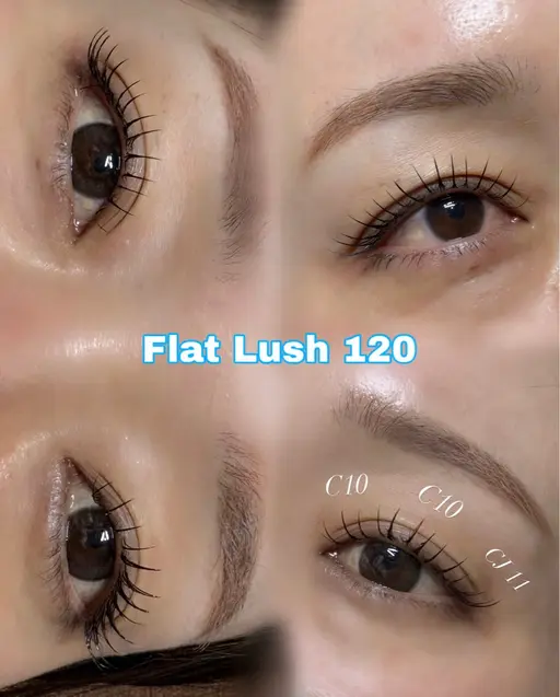 オフなし フラットラッシ120本デザイン選べます♡