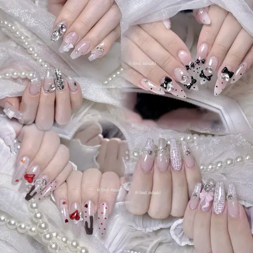 【4/23 16:00~限定🎀】10本アート付け放題 ‎⸝⸝ ♡[オフ・ケア込み] ⚠️注意事項あり