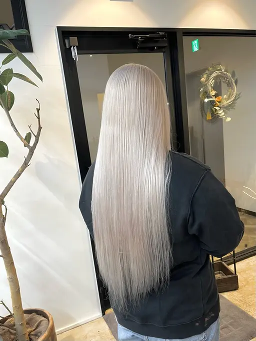 🉐ケアブリーチ+カラー