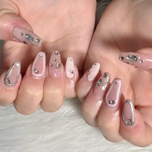 🈹 4/17 限定 💅やり放題ネイル💅 【画像持ち込み🍒´-】 【オフありOK👍🏻⟡.·】