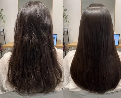 【女性限定】髪がまとまりやすくなる美髪縮毛矯正+トリートメント🫧🌱