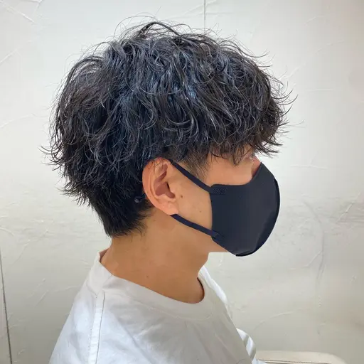 【ミニモ学割U24】メンズカット+トレンドパーマ+トリートメント（波巻きパーマ、ツイスパ、シャドウパーマ、フェザーパーマ
