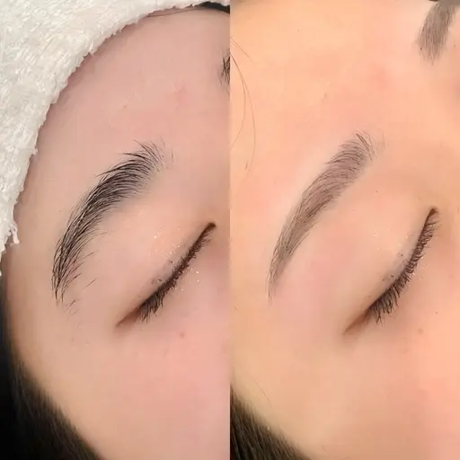 【新規】美眉アイブロウwax脱毛スタイリング／似合わせ／メイク仕上げ付き🪞／ﾊﾘｳｯﾄﾞﾌﾞﾛｳﾘﾌﾄ+¥500