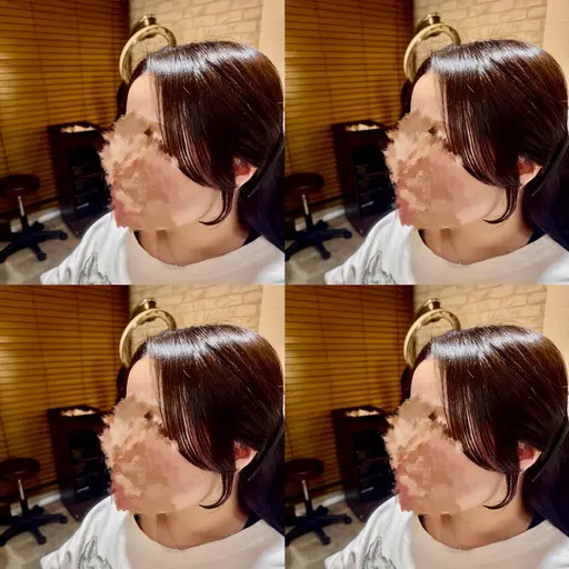 【新規No.1🥇】カット➕艶髪カラー➕2stepトリートメント【韓国風前髪・顔周り・艶カラー】