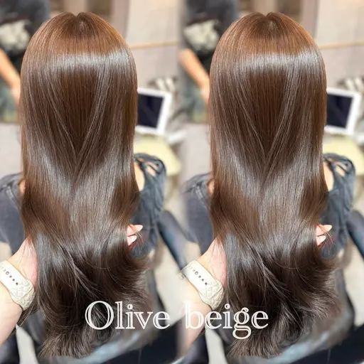 🫶🏻[ブリーチなし]韓国カット+ダブルカラー+1stepトリートメント🫶🏻