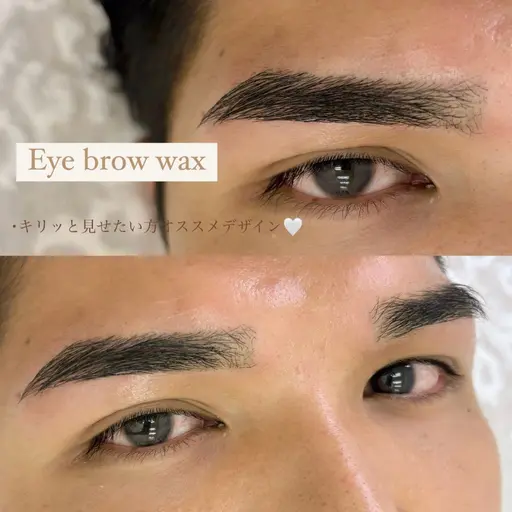 ◎理想の眉毛👑✨美眉アイブロウスタイリング🤍眉Wax脱毛🤍メンズ可⭕️#表参道#原宿#渋谷