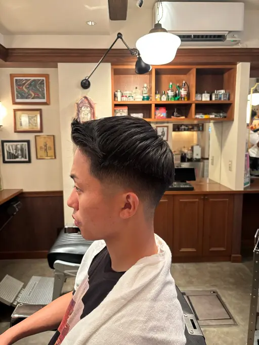 メンズフェードカットモデル(刈り上げを綺麗なグラデーション)