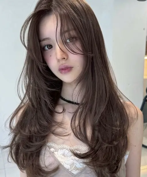 ✂️韓国風顔周りレイヤー✂️  無料カットモデル