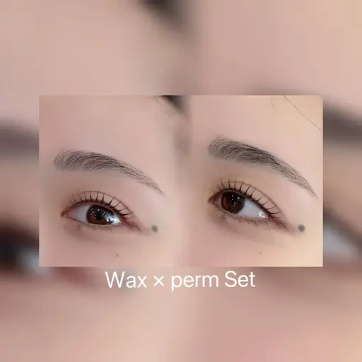 垢抜けフルチェンジ◎《まつげパーマ＆美眉Wax脱毛（眉メイク付）》