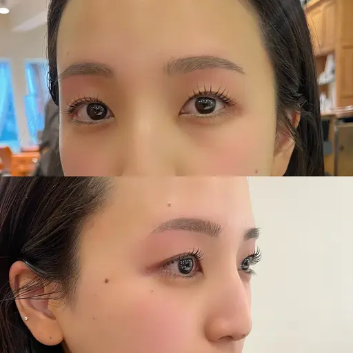 まつ毛パーマ(上のみ)🎀デザインは「なりたいイメージ」やメイクのバランスに合わせプロのメイク目線でご提案☺️👏🏻