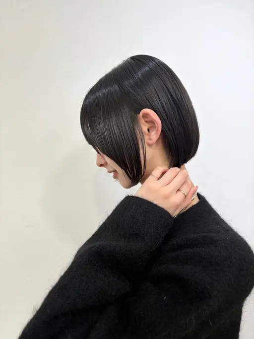 【期間限定/SNS掲載モデル価格🤍】ボブ×弱酸性ケアストレート＋トリートメント⚠️詳細を必ずご確認ください#縮毛矯正