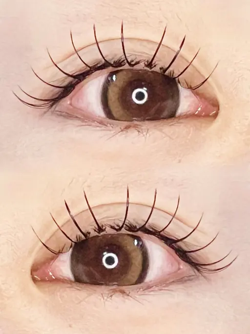 【モチ重視◎】ナチュラルに盛れるLEDフラットラッシュ100本＋コーティング仕上げ💜メイク時短◎（期間限定価格🕊️）