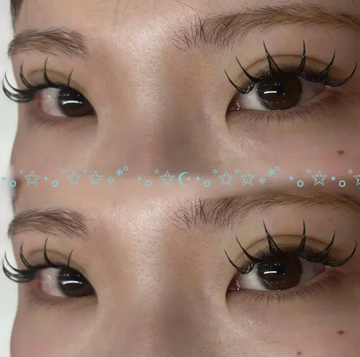 【装着モデル】4月18日 13:00​〜​　マツエク👀 ダブルフラットラッシュ140本70束保証🐈‍⬛🎀