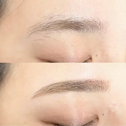 美眉アイブロウスタイリング（ワックス、カット、眉メイク込）