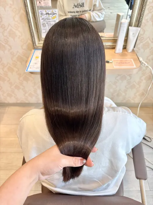 ⭐︎✨ミニモ限定50％オフクーポン✨髪質改善縮毛矯正+プレミークトリートメント