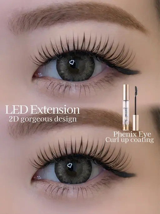 【リピーター様多数🎀🎶】LEDエクステフラットラッシュ140本保証 2本付