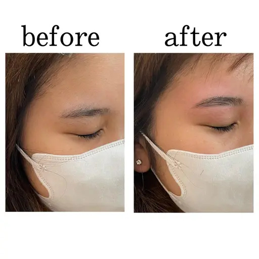 《眉ワックス脱毛＋眉メイク》メンズも🙆‍♂️