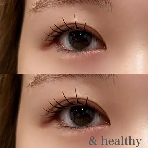 【オフなし】 & healthy 80本+まつ毛パーマ