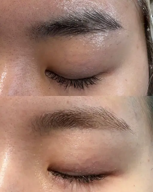 [U25]アイブロウWax脱毛＋間引き＋メイク仕上げ