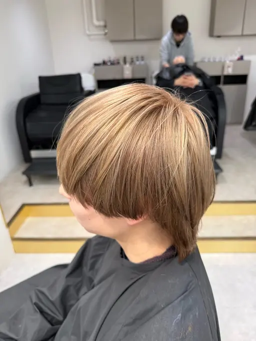 【🫧パキッと明るくしたい方🫧】メンズカット+ダブルカラー(ブリーチ込み)