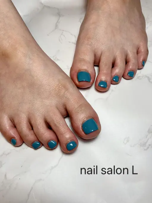 【オフなし】うる艶ワンカラー🦶（ケア込み）サンプルカラー100色よりお選びいただけます。