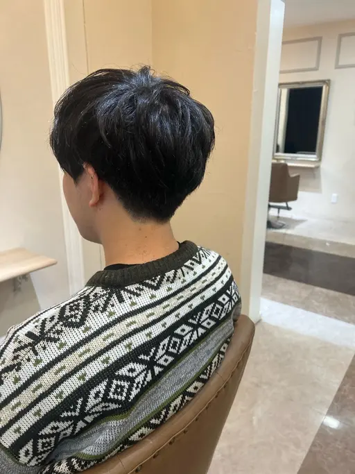 メンズカット+シャンプーブロー 時間に余裕を持ってお越しください