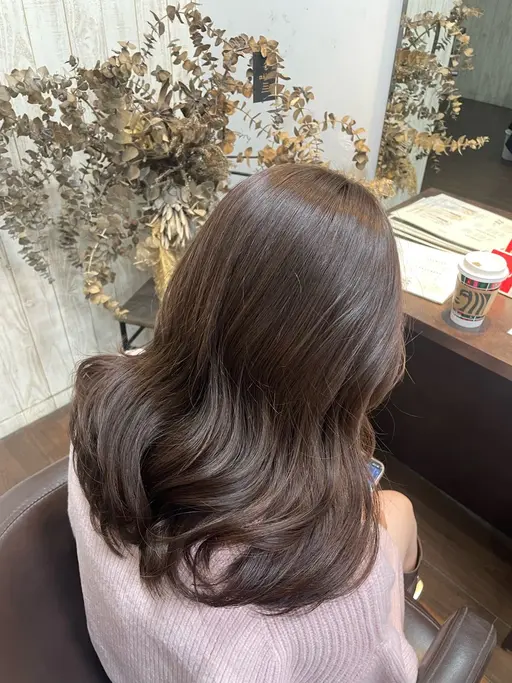 ブリーチなしワンカラー➕内部補修トリートメント✨
