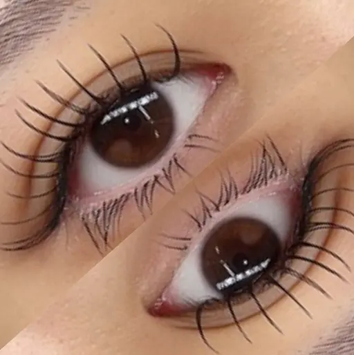 【エクパー】LEDフラットラッシュ120本×パーマ⭐️