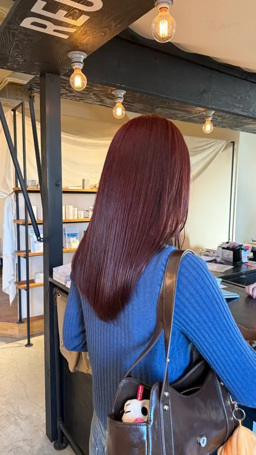 【人気No.1春メニュー🌷】似合わせカット+人気No.1暖色カラー🍇  (ロング料金あり)