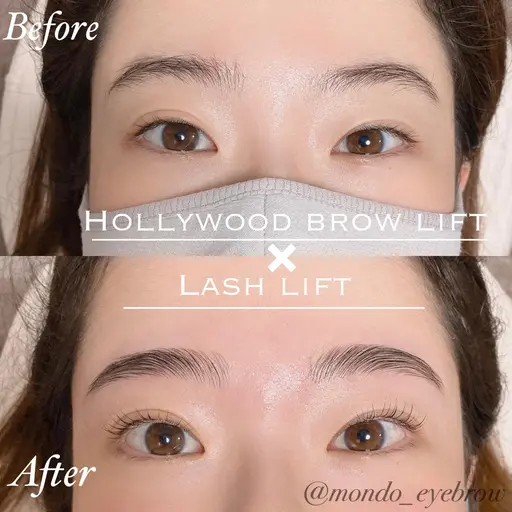 【目元完璧set】パリジェンヌor次世代マツパ&ハリウッドブロウリフト💚🤍